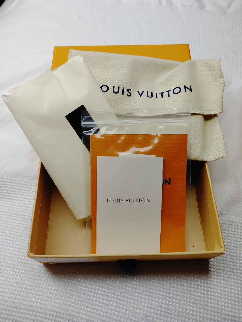 LOUIS VUITTON BOX WITH DUST BAG